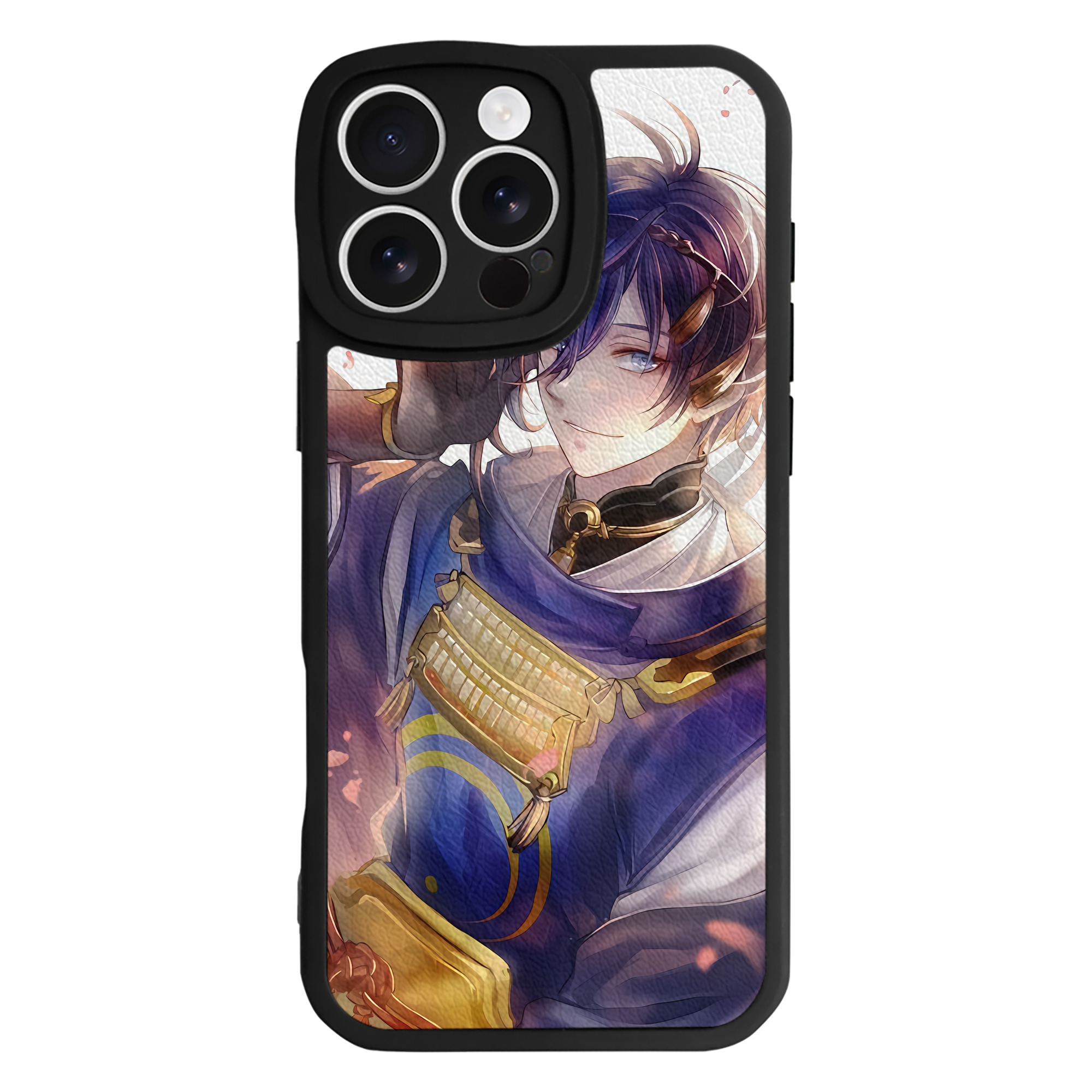 （画像用） 刀剣乱舞 Touken Ranbu 【iPhone 16シリーズ対応】シリコンスマホケース（レザー調） 材質：シリコン